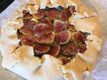fig galette with crust folded up